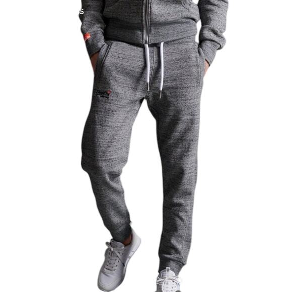 Superdry Gray Slim Fit Joggers Orange Label size XL - Picture 1 of 13